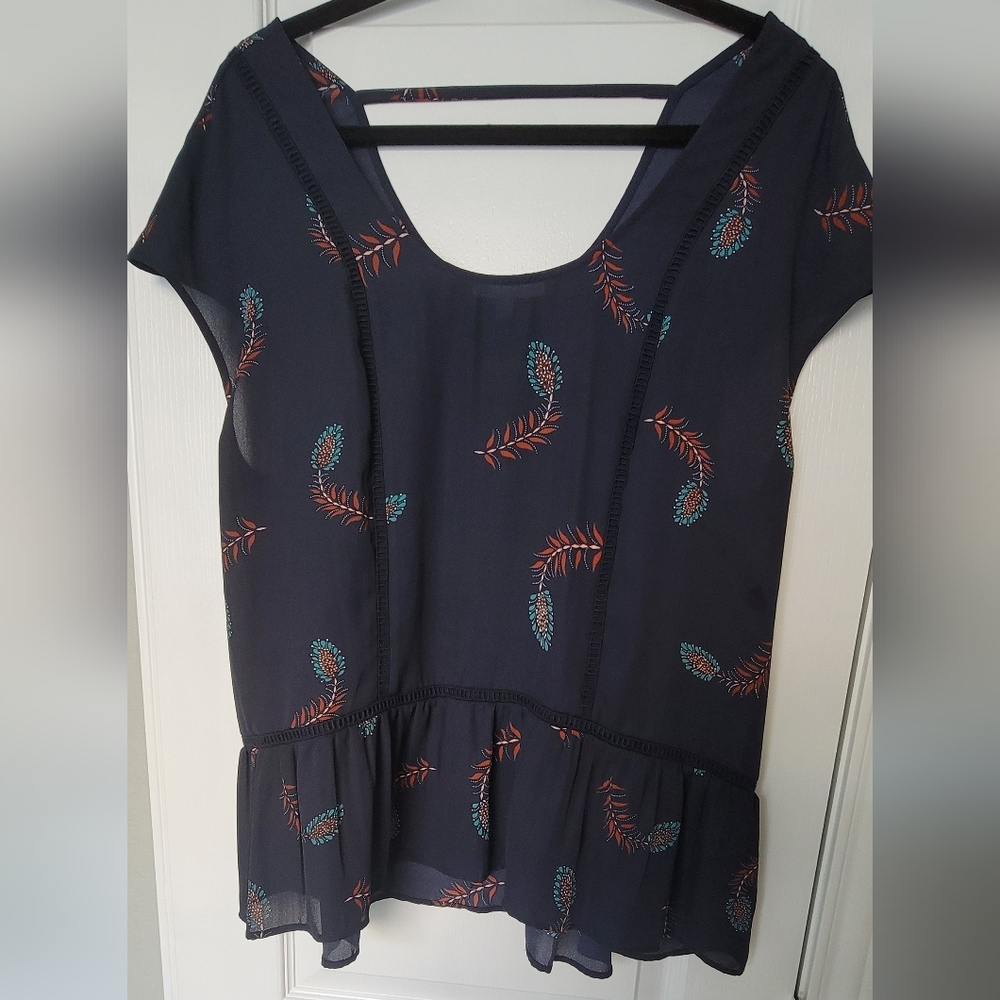 Daniel Rainn Peplum Women's Blouse - XL